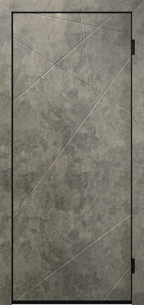 Экошпон с фрезеровкой Time 8ПГ бетон лофт графит LS 00 936-2