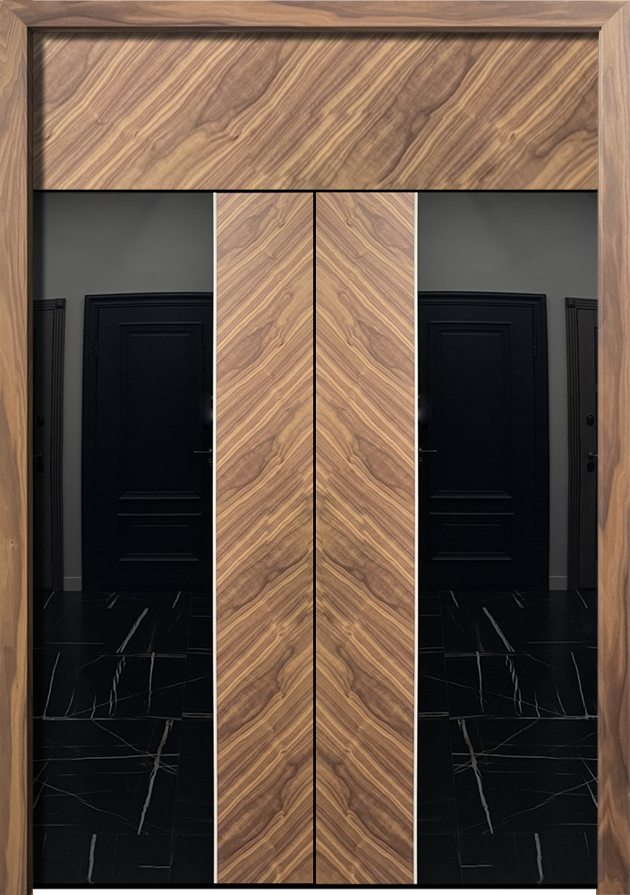 Шпон Орех тангенциальный Sky 3 ДСФ