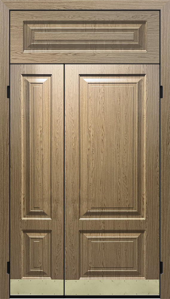 Экошпон с фрезеровкой дуб светлый 1421-28 РF 2 ОСФБВ